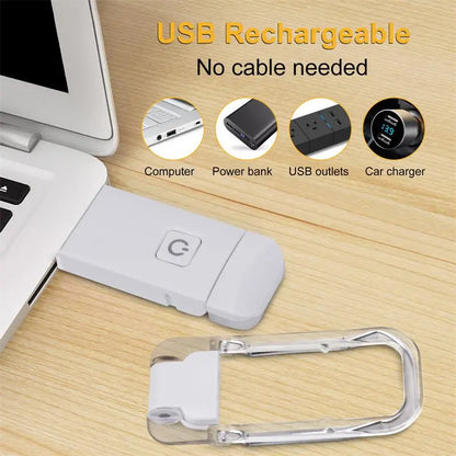 LED USB Rechargeable Reading Book Light