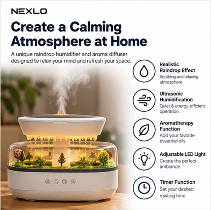 Landscape Aroma Raindrop Humidifier Diffuser