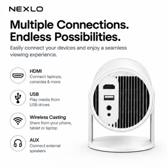 Portable Smart Mini Projector