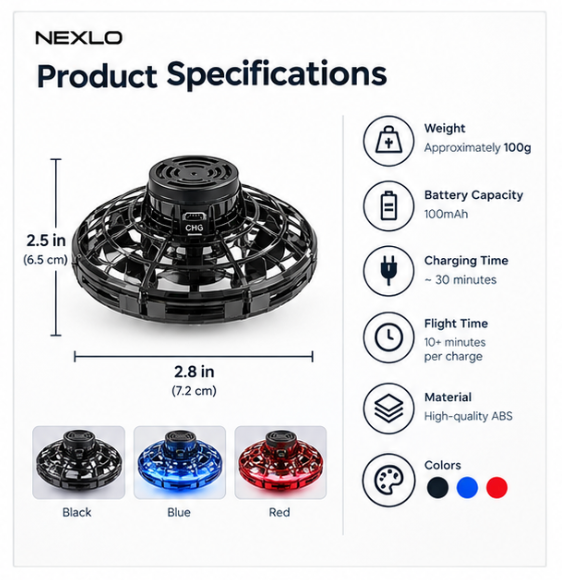 UFO Flying Drone Spinner