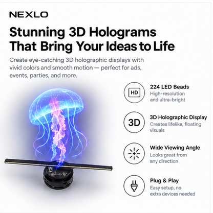 3D Hologram Fan